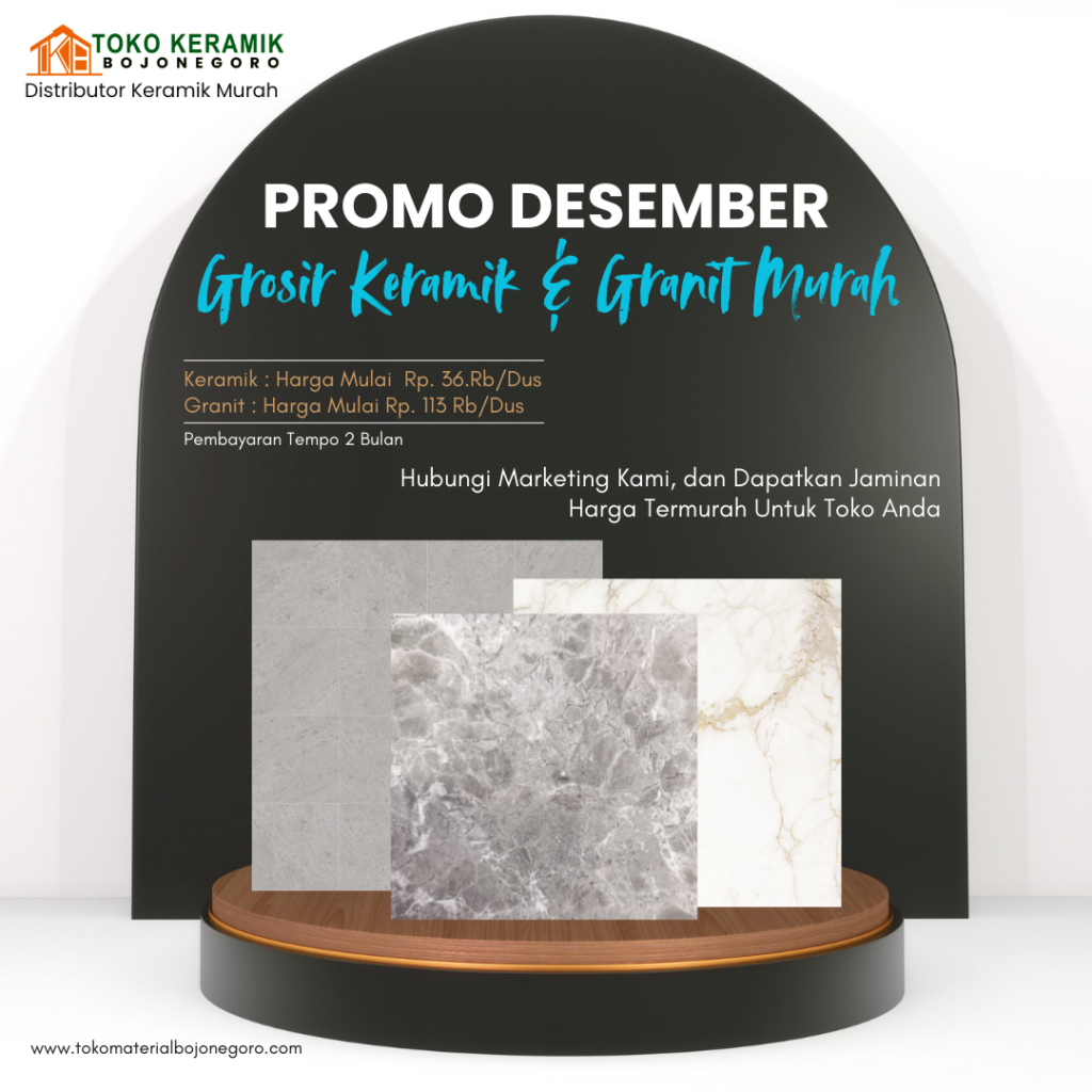 Promo Desember Keramik Murah di Toko Keramik Bojonegoro
