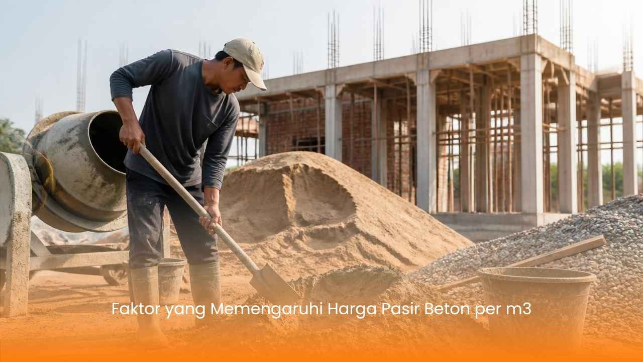 Faktor yang Memengaruhi Harga Pasir Beton per m3