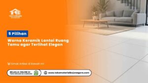 5 Pilihan Warna Keramik Lantai Ruang Tamu agar Terlihat Elegan