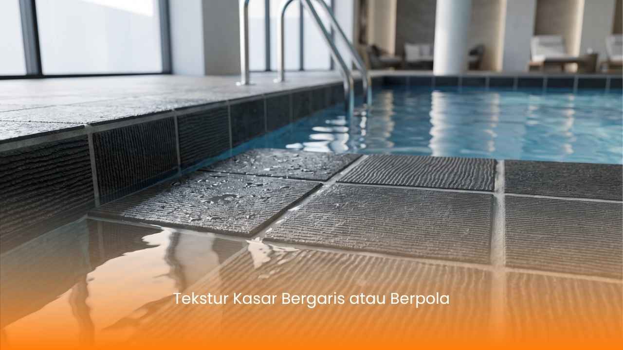4. Tekstur Kasar Bergaris atau Berpola