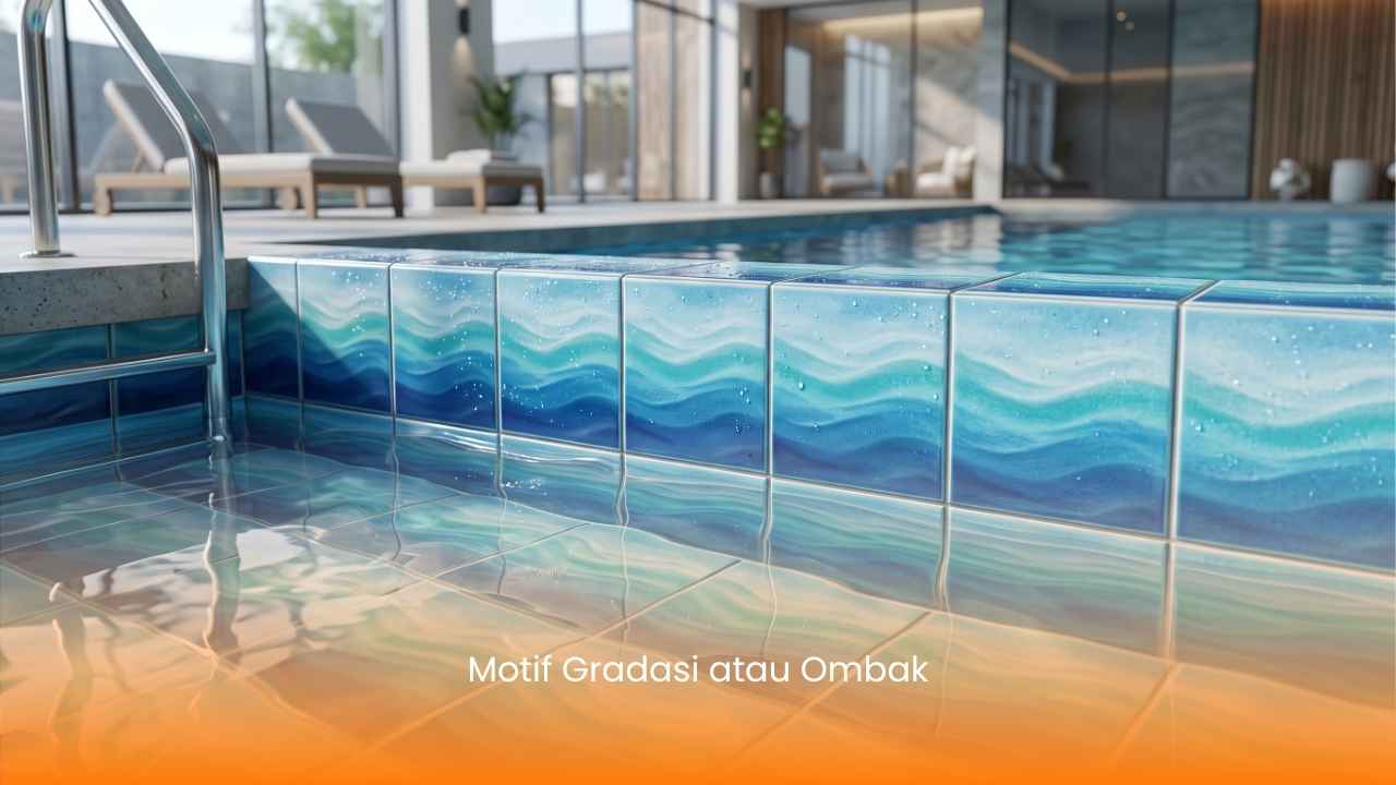 5. Motif Gradasi atau Ombak