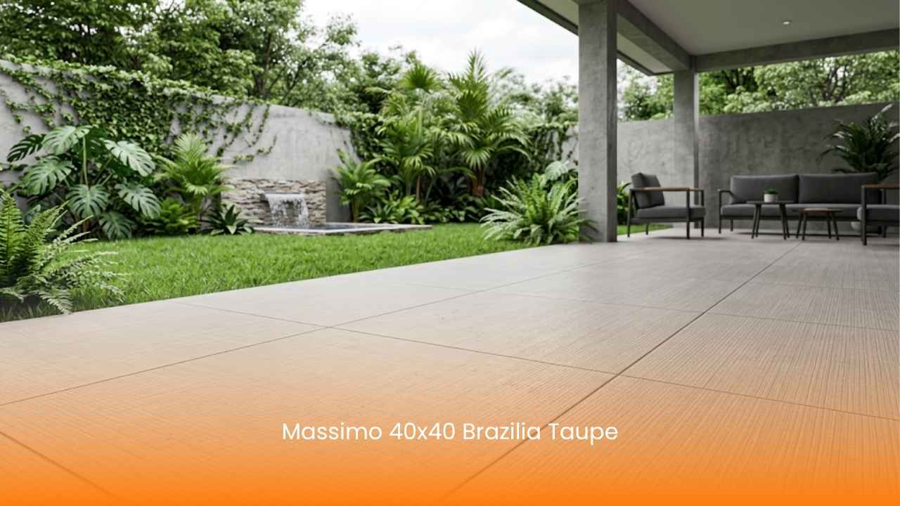 Massimo 40x40 Brazilia Taupe